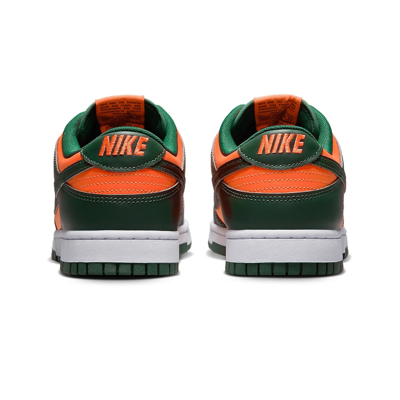 Nike Dunk Low Miami Hurricanes Dd1391 300 (5) - www.newkick.vip